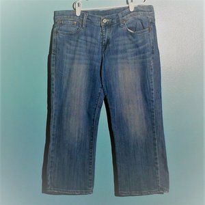 Lucky Brand size 6 classic rider crop capris